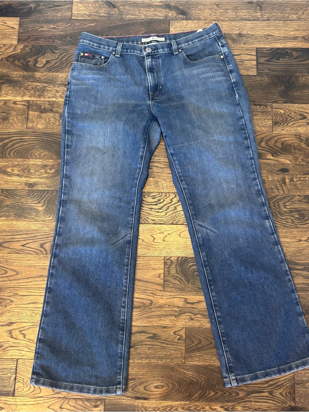 Vintage Y2K Tommy Hilfiger low rise bootcut jeans
